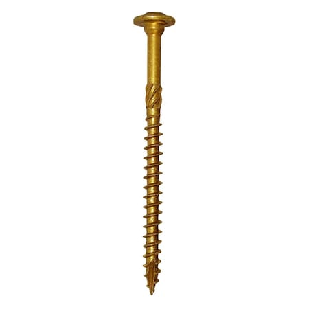 RSS Concrete Screw, 3/8 Dia., Washer, 10 In L, Steel Climatek Coated, 25 PK